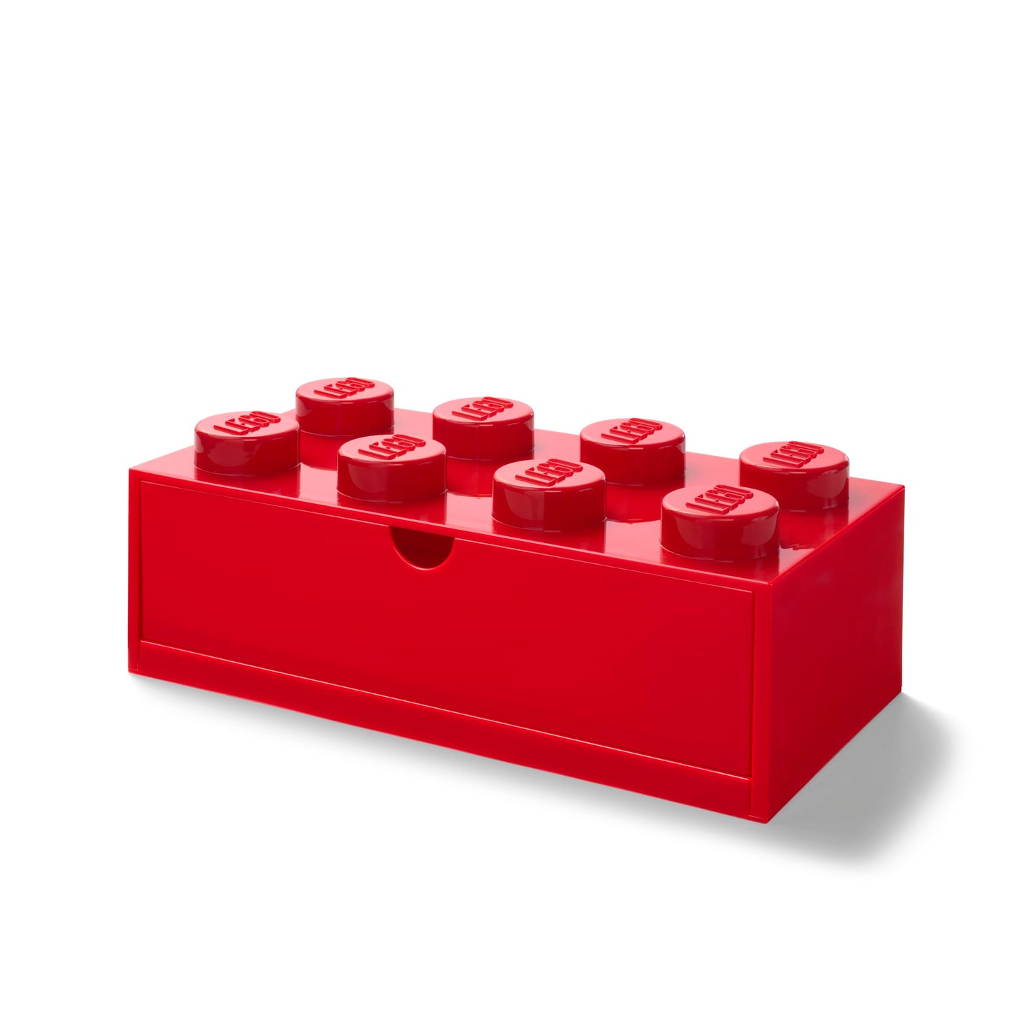 Room Copenhagen Lego Picture Frame - Stackable, Tabletop or Wall Display Photo Frame, Fits 5 x 7 in Photos, Red