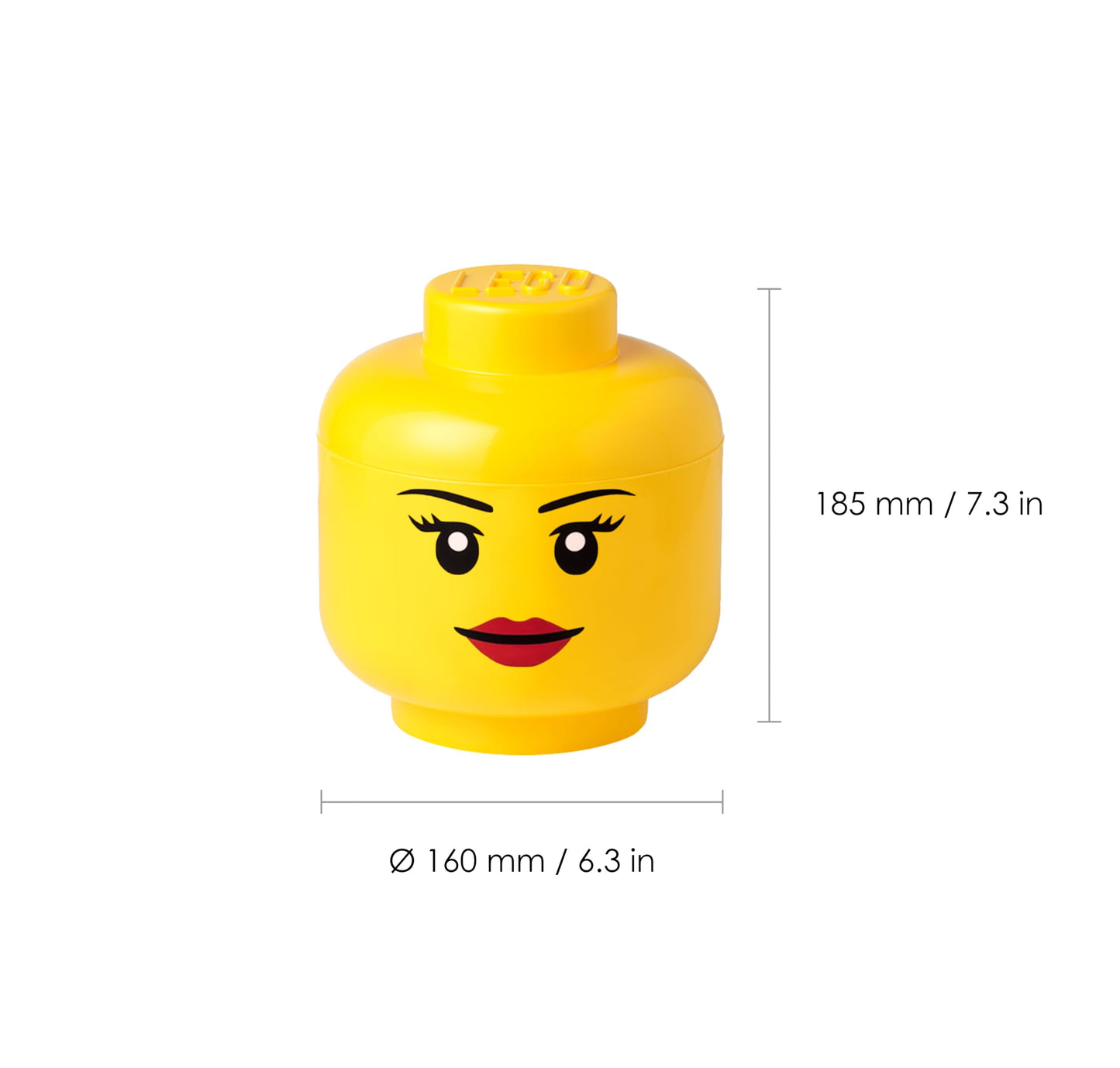 Lego Storage 40310622 Head Small, Girl