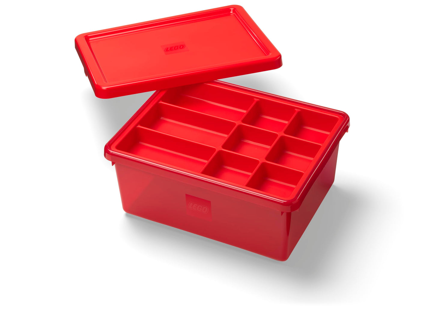 LEGO Sort & Store 17.7L Durable Polypropylene Organizer with Removable Dividers for Bricks, Mini-Figures & Accessories