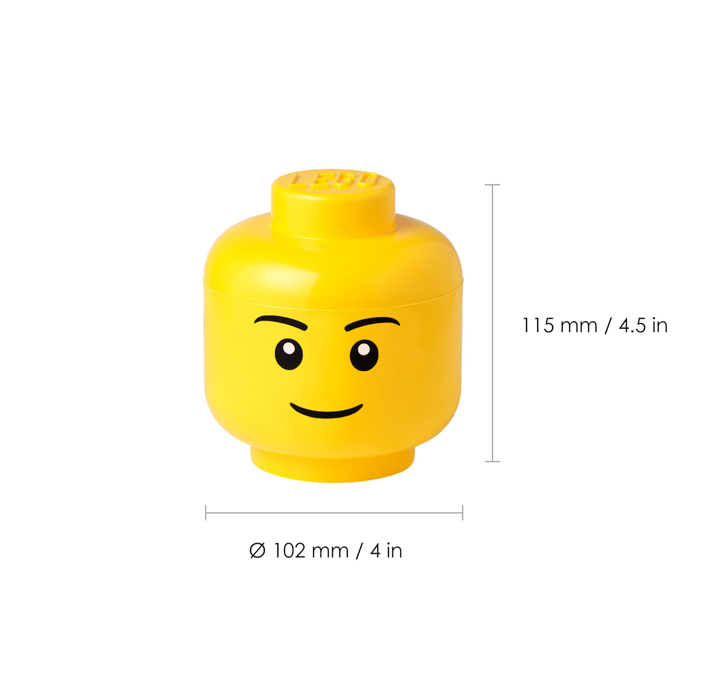LEGO Storage 40310632 Head Small, Boy