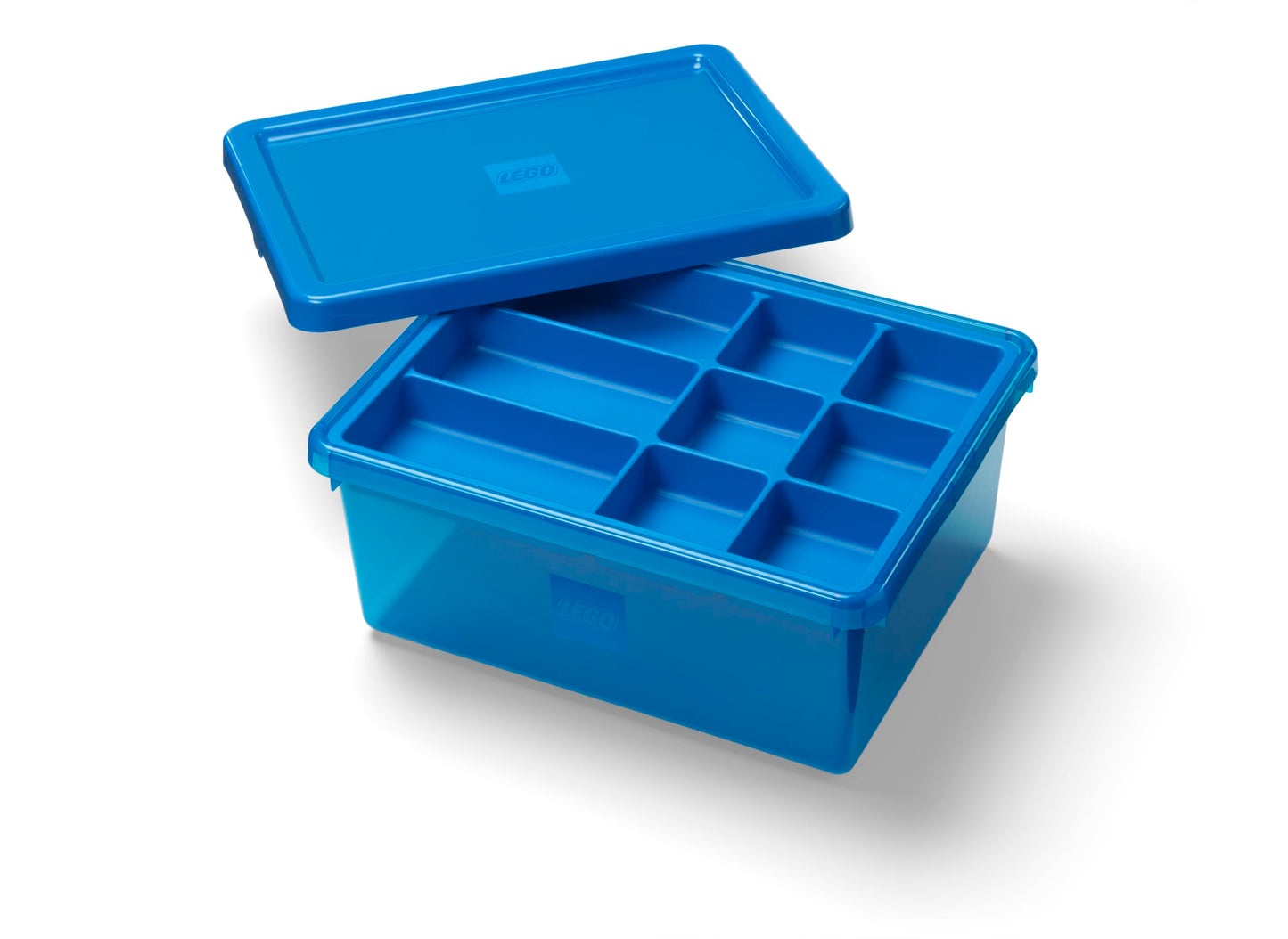 LEGO Sort & Store 17.7L Durable Polypropylene Organizer with Removable Dividers for Bricks, Mini-Figures & Accessories