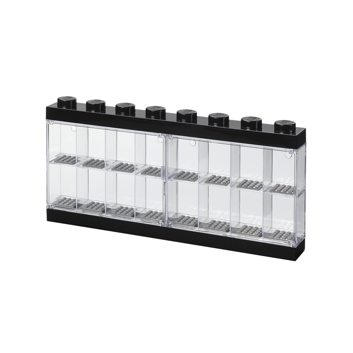 LEGO Minifigure Display Case 16 Black, Large