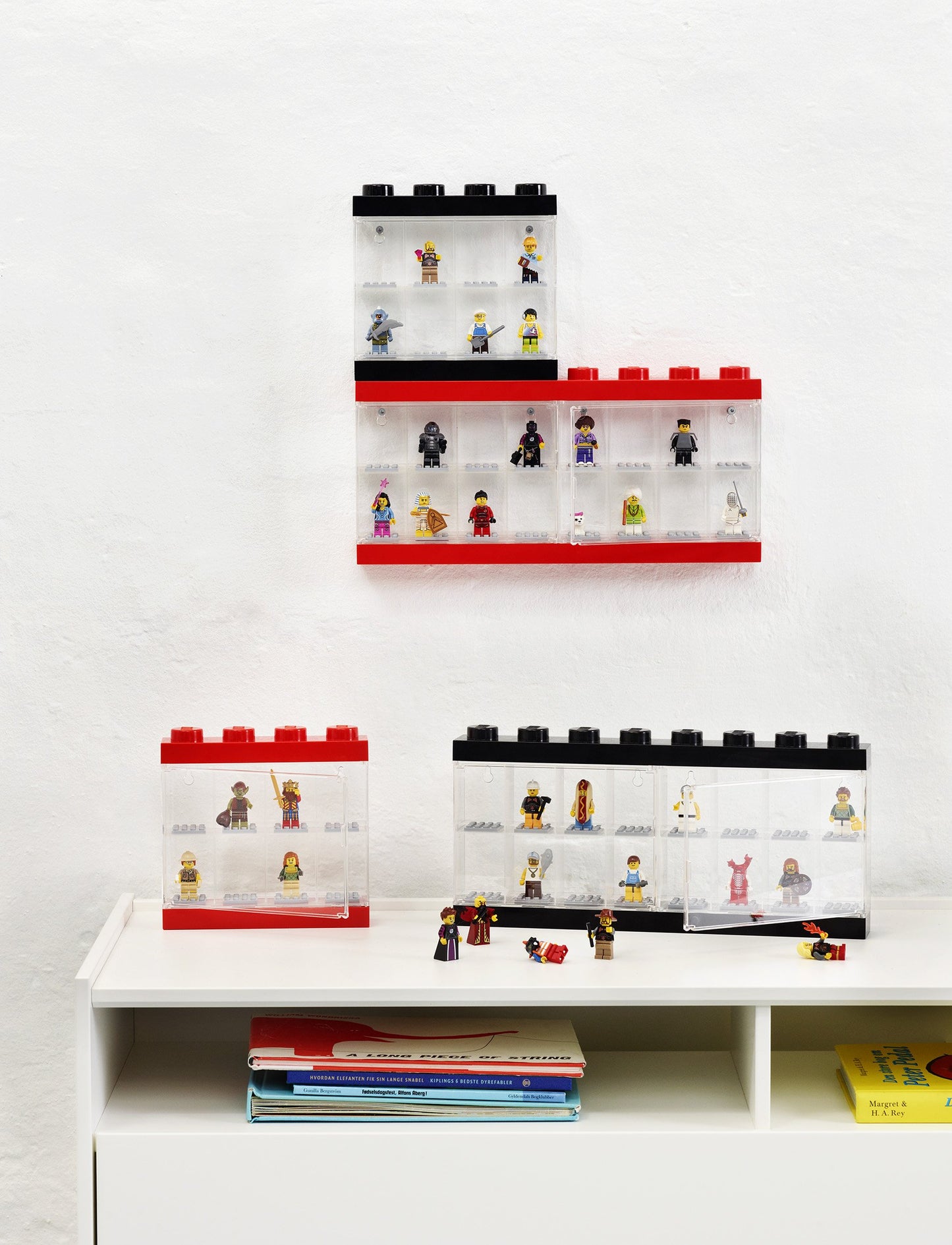 Lego Minifigure Display Case 8 Black , small - 40650603