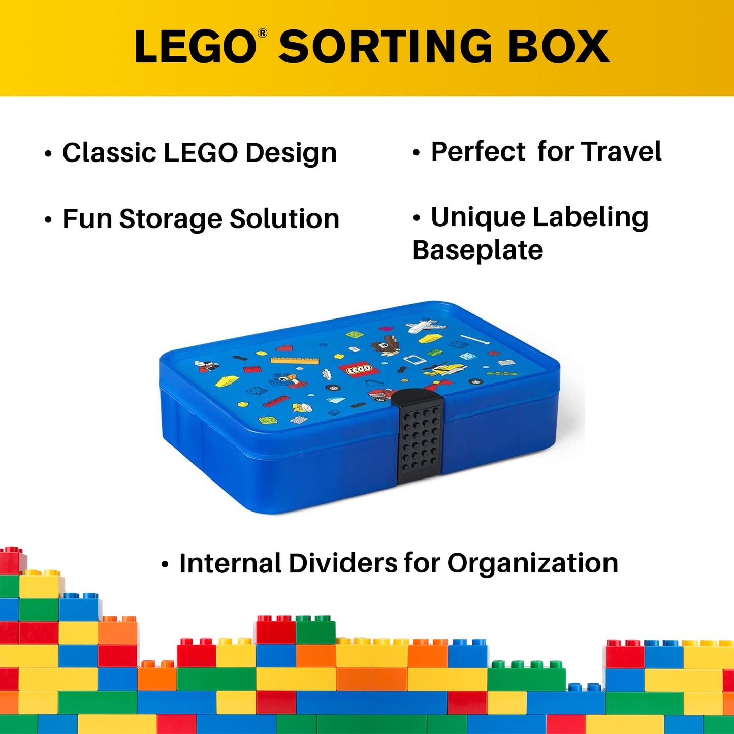 Lego Iconic Sorting Box - Blue