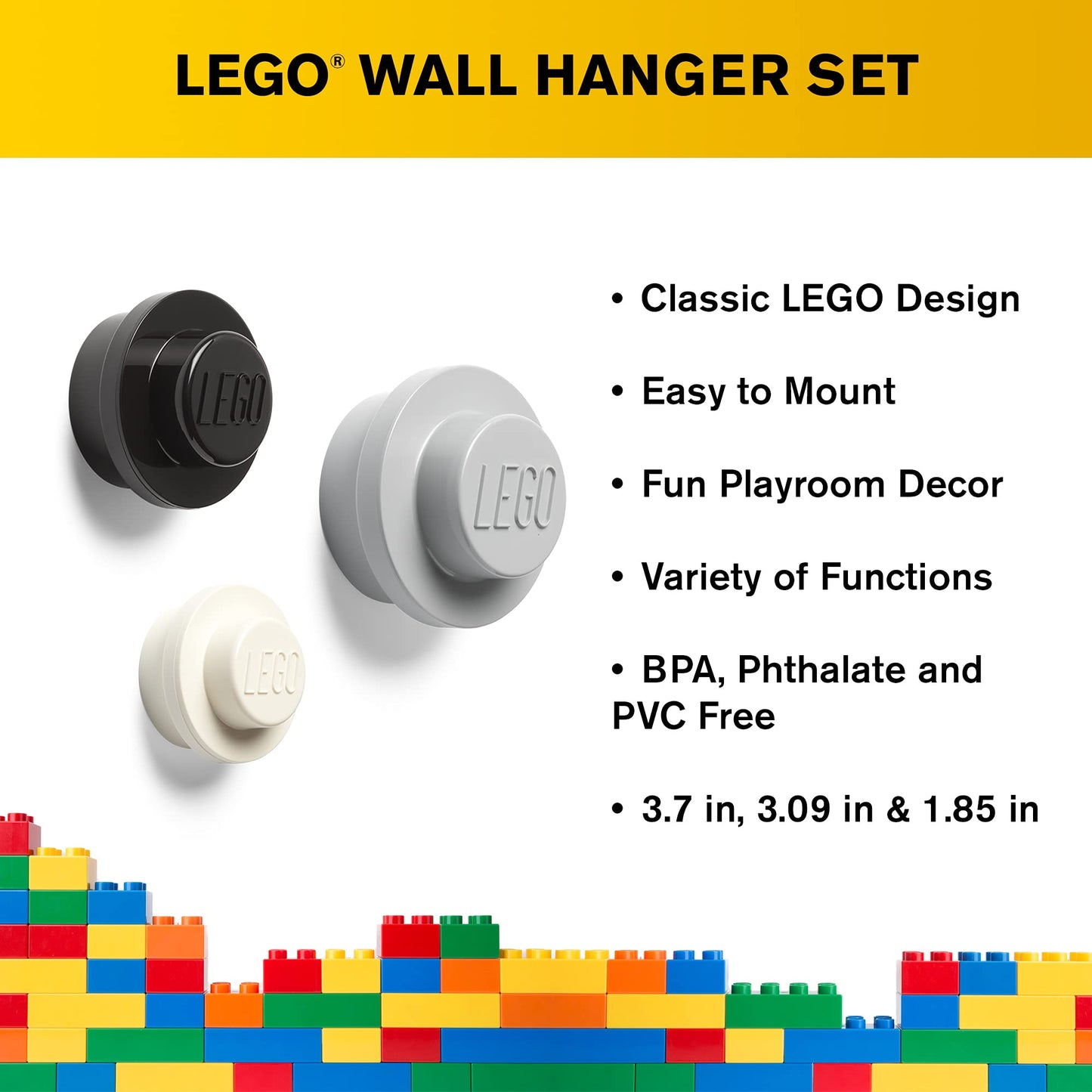 Room Copenhagen Lego Wall Hanger Set