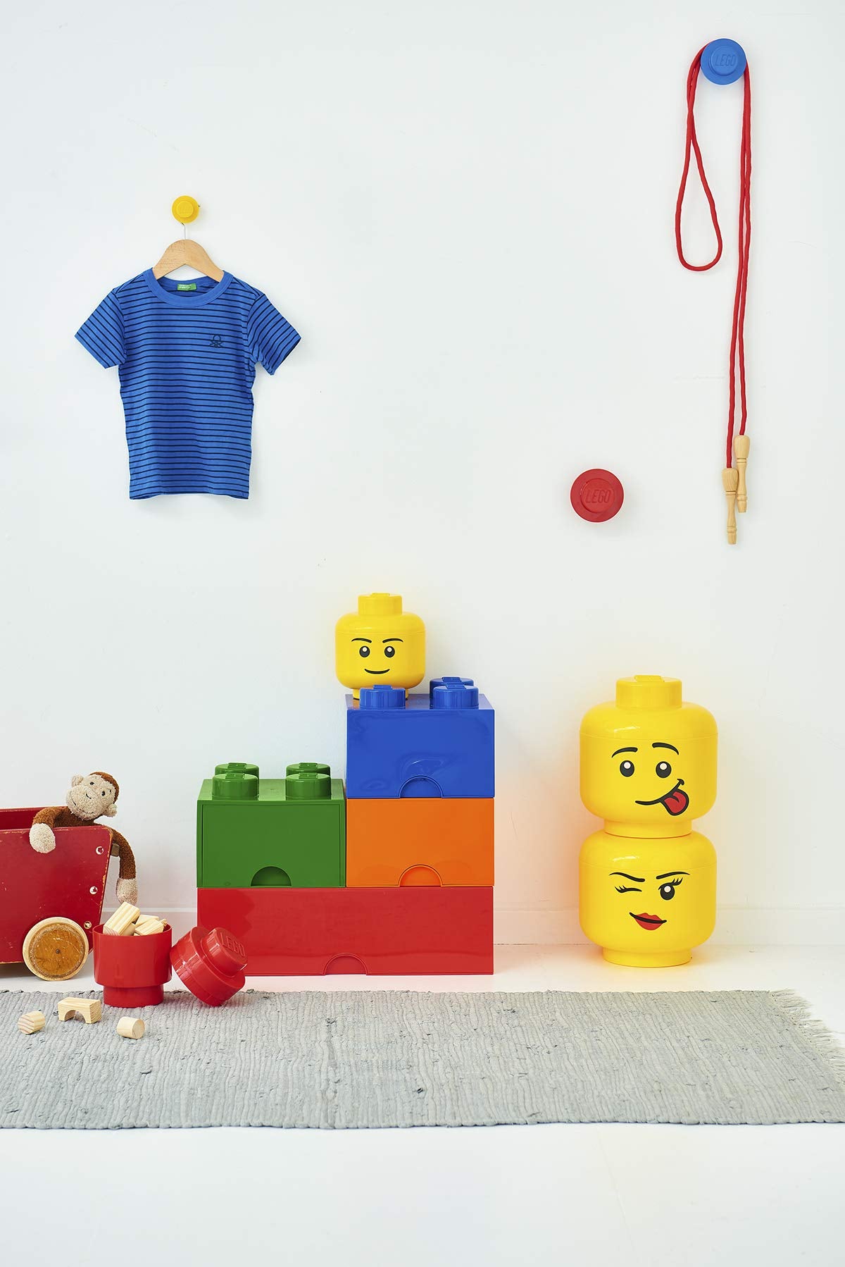LEGO Storage 40310632 Head Small, Boy