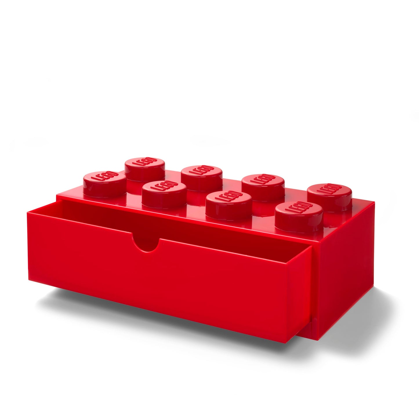 Room Copenhagen Lego Picture Frame - Stackable, Tabletop or Wall Display Photo Frame, Fits 5 x 7 in Photos, Red